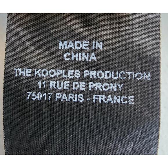 The Kooples Shirt Womens Small White Silk Blend Puff Sleeve Button Jacquard - Picture 10 of 15